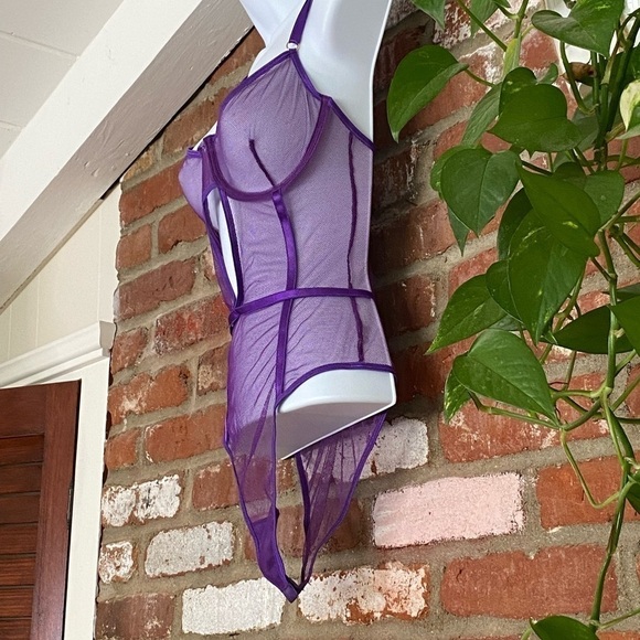 Mapale Mesh Underwire Teddy in
Orchid New Size S/M - Picture 3 of 7